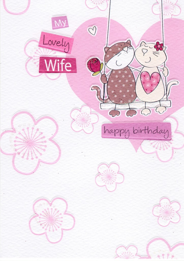 Best ideas about Birthday Card Wife
. Save or Pin My Lovely Wife Birthday Greeting Card Cards Now.