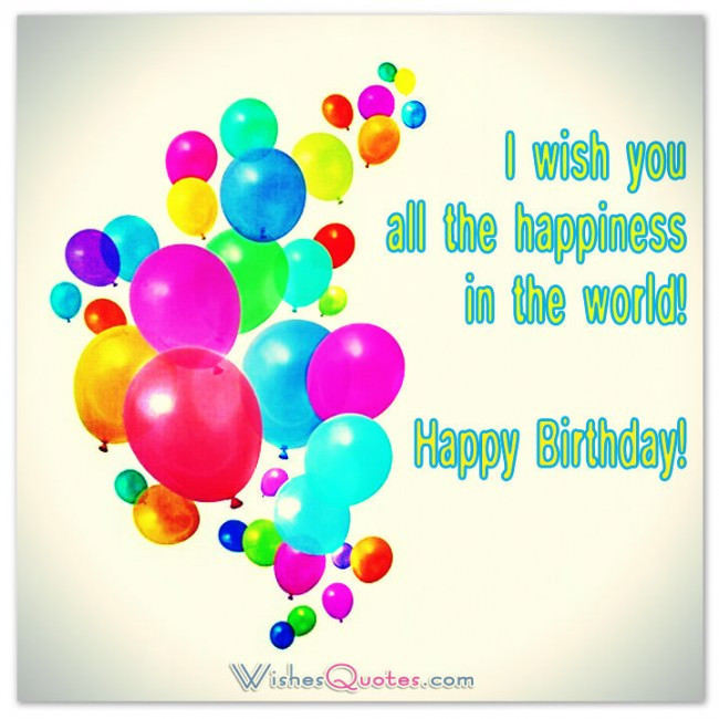 Best ideas about Birthday Card Wishes
. Save or Pin Happy Birthday Greeting Cards – WishesQuotes Now.