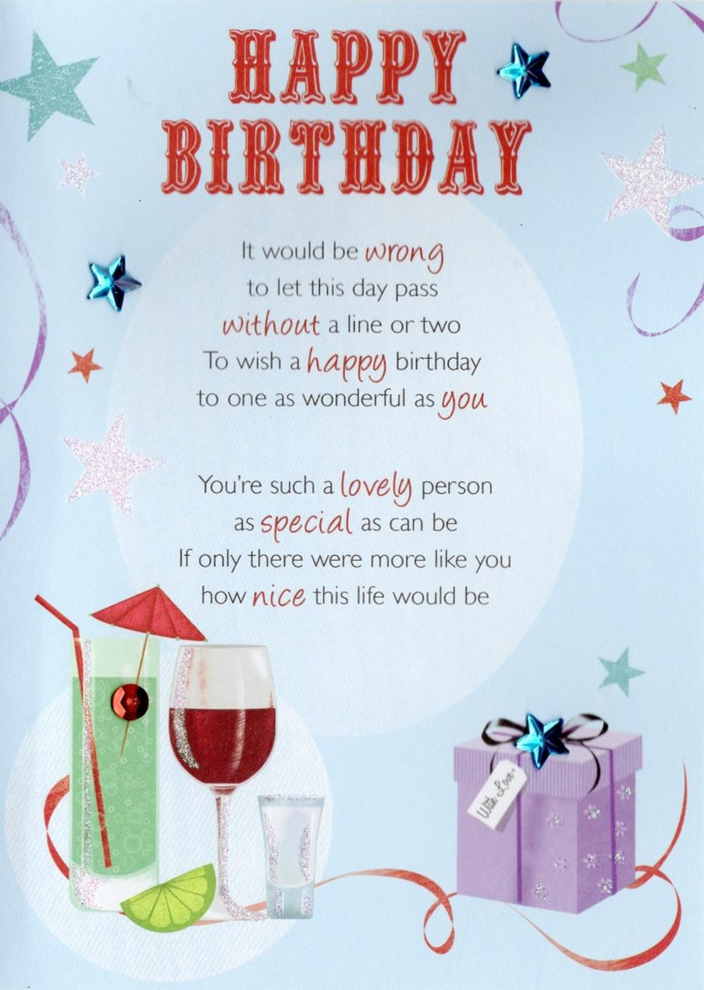 Best ideas about Birthday Card Wishes
. Save or Pin Lovely Happy Birthday Greeting Card Now.