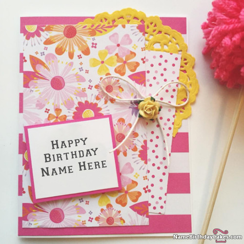Best ideas about Birthday Card With Name
. Save or Pin Awesome Happy Birthday Cards With Name Now.