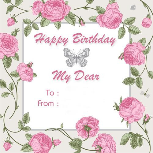 Best ideas about Birthday Card With Name
. Save or Pin Create Custom Birthday Wishes Greeting Card With Name Now.