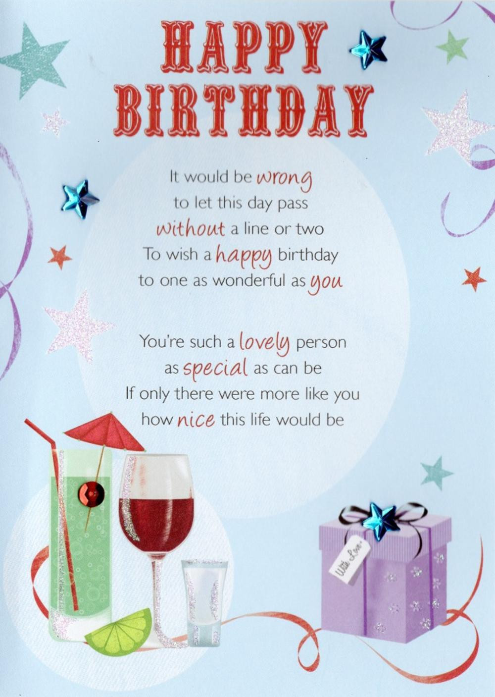 Best ideas about Birthday Card Words
. Save or Pin Lovely Happy Birthday Greeting Card Now.
