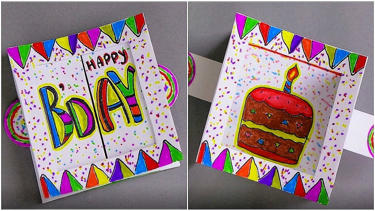 Best ideas about Birthday Cards Ideas
. Save or Pin DIY BIRTHDAY CARD HANDMADE GREETING CARD MAKING IDEAS Now.