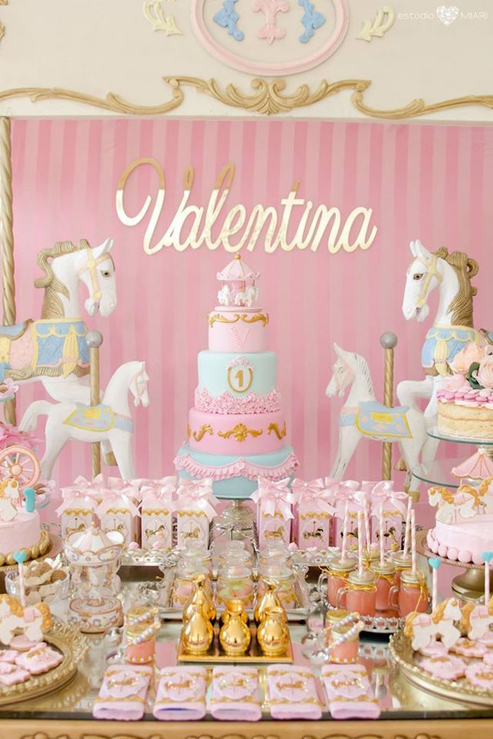 Best ideas about Birthday Celebration Ideas
. Save or Pin Kara s Party Ideas Enchanted Carousel Birthday Party Now.