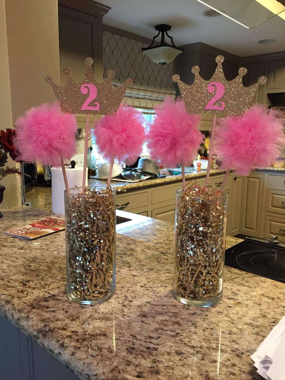 Best ideas about Birthday Centerpiece Ideas
. Save or Pin Pink & Gold Princess Birthday Party Centerpiece Now.