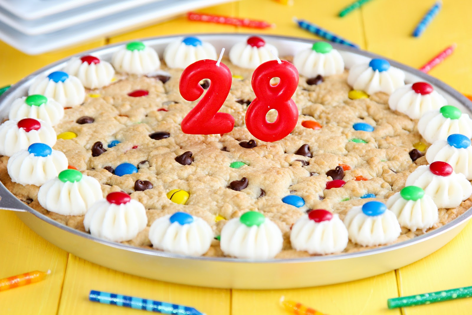 Best ideas about Birthday Cookie Cake
. Save or Pin He s 28 a Cookie Cake Life Made Simple Now.