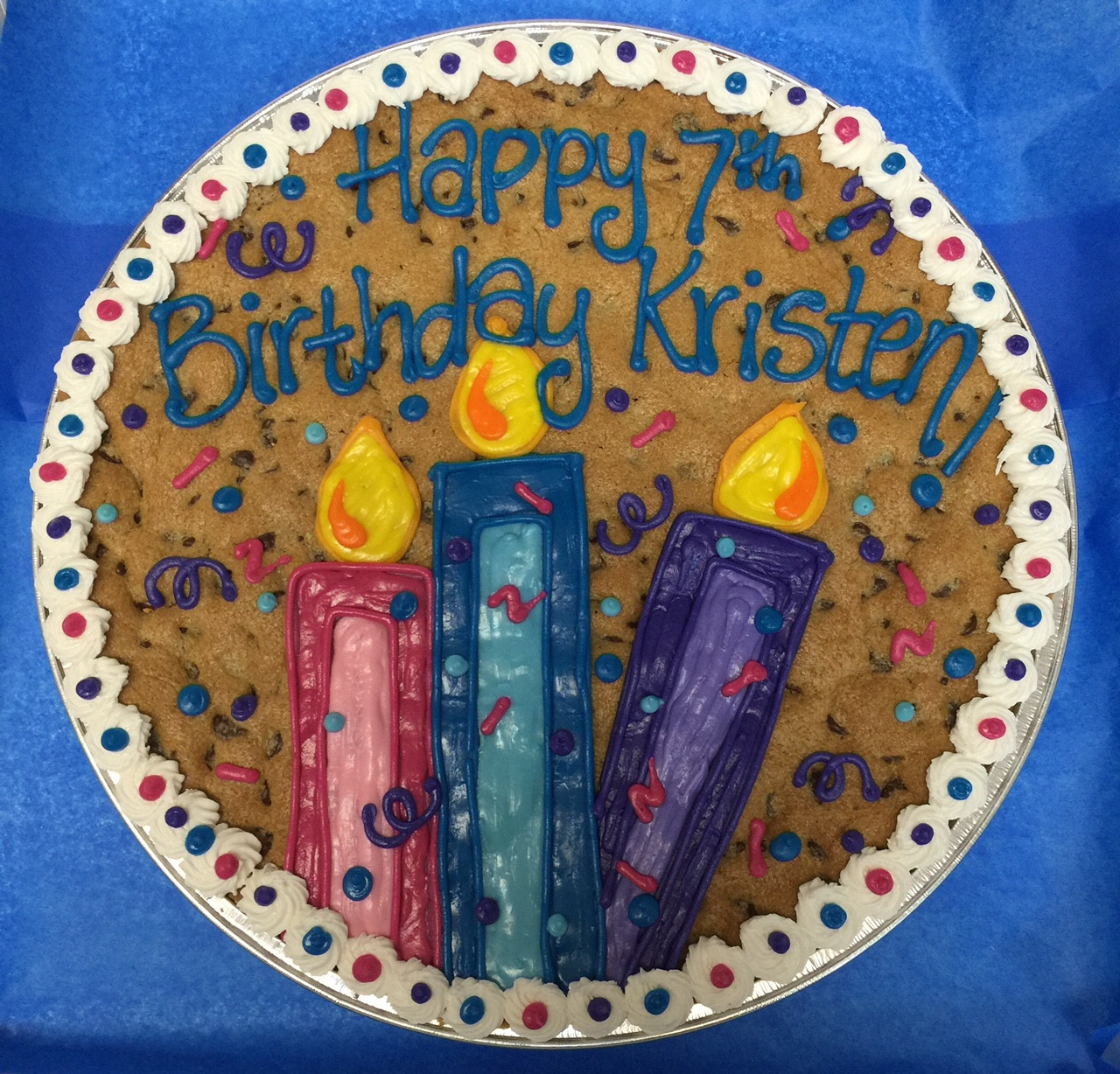 Best ideas about Birthday Cookie Cake
. Save or Pin Gourmets & Cookie Cakes Cookies by Design Arlington TX Now.