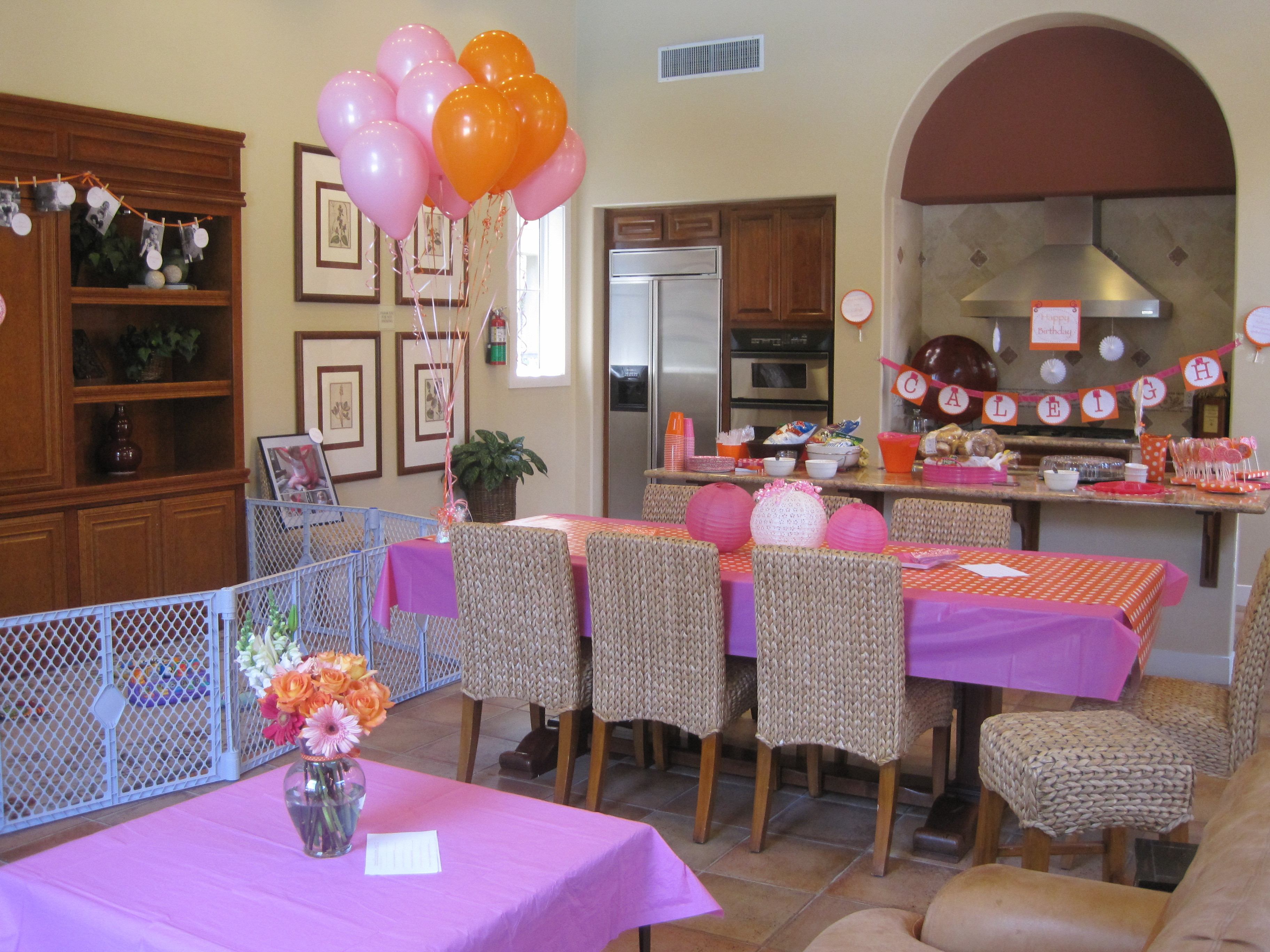 Best ideas about Birthday Decor
. Save or Pin Caleigh’s Pink and Orange Lollipop Birthday Now.