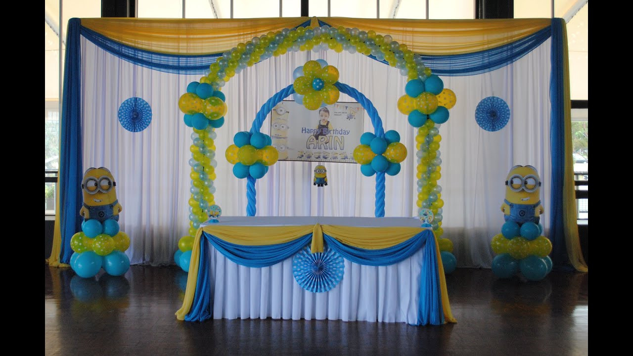 Best ideas about Birthday Decor
. Save or Pin Despicable Me Minion Theme Decorations Specialized for Now.