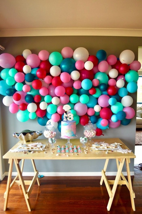 Best ideas about Birthday Decoration Ideas At Home
. Save or Pin What are some simple birthday balloons decoration ideas at Now.