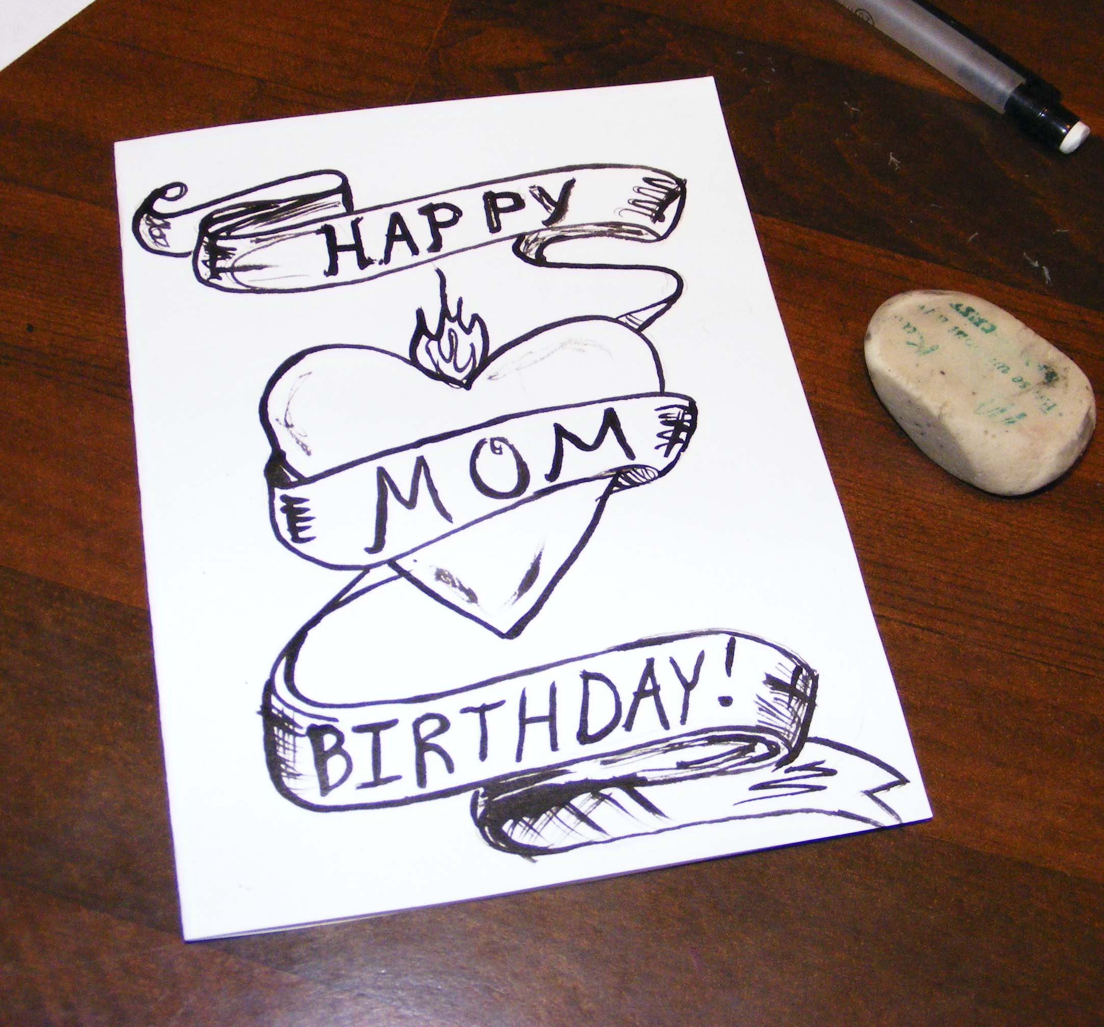 Best ideas about Birthday Drawing Ideas
. Save or Pin A Card for Mom’s birthday Now.