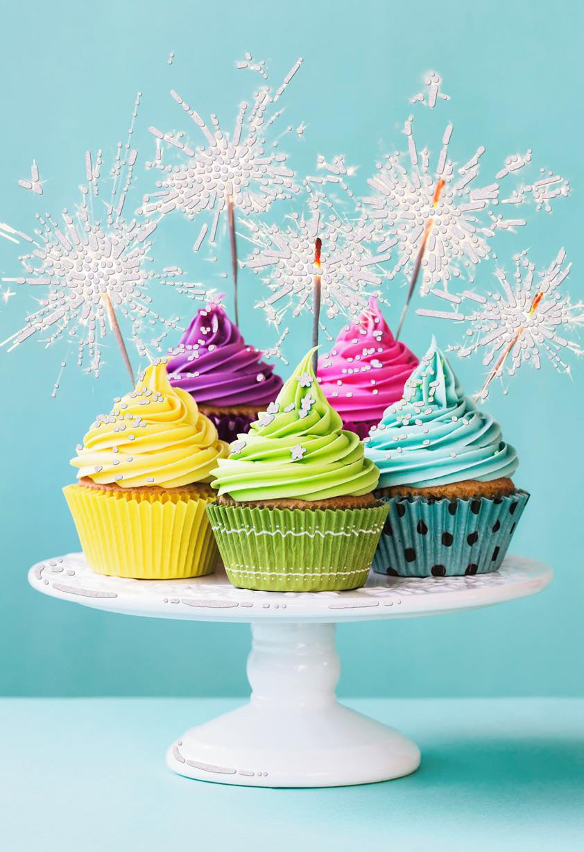 Best ideas about Birthday E Card
. Save or Pin Sparkling Cupcakes Blank Birthday Card Greeting Cards Now.