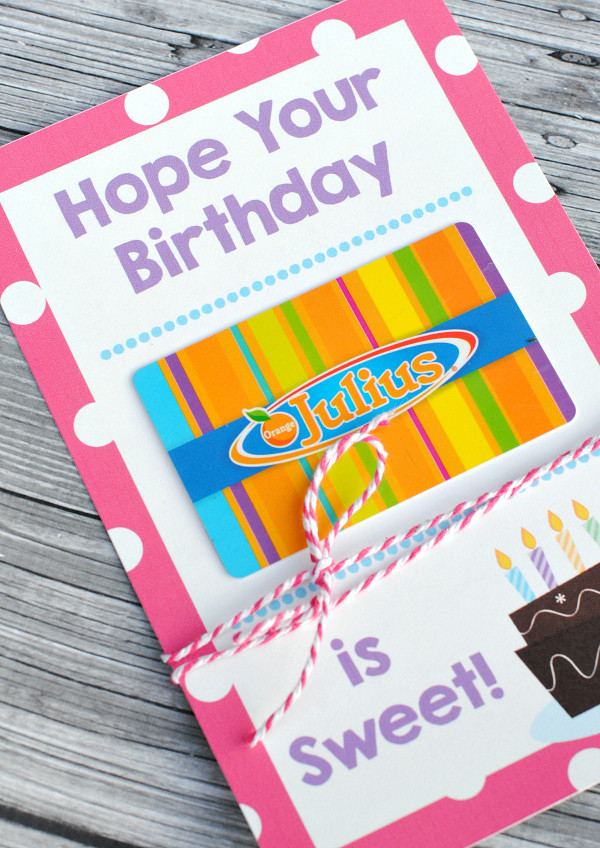 Best ideas about Birthday Gift Card Ideas
. Save or Pin Printable Birthday Gift Card Holders Crazy Little Projects Now.