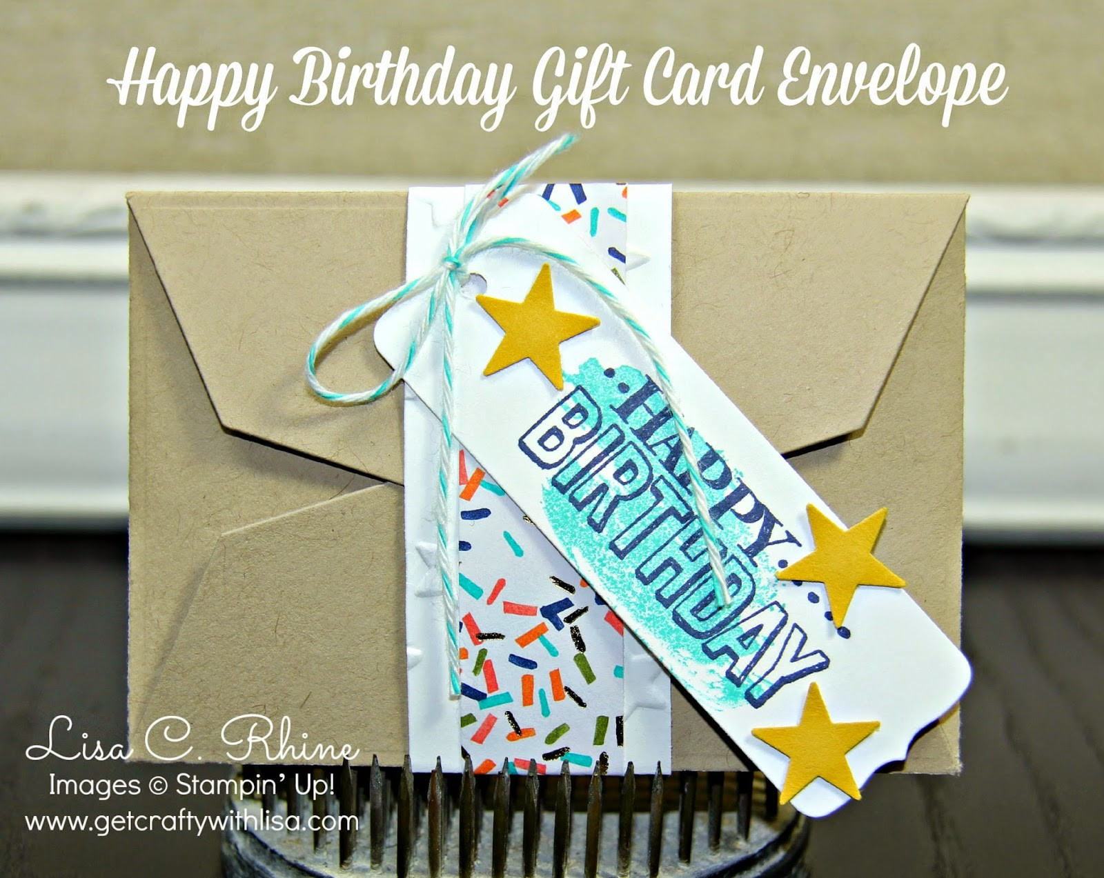 Best ideas about Birthday Gift Card
. Save or Pin Get Crafty with Lisa Nifty Gift Giving Happy Birthday Now.