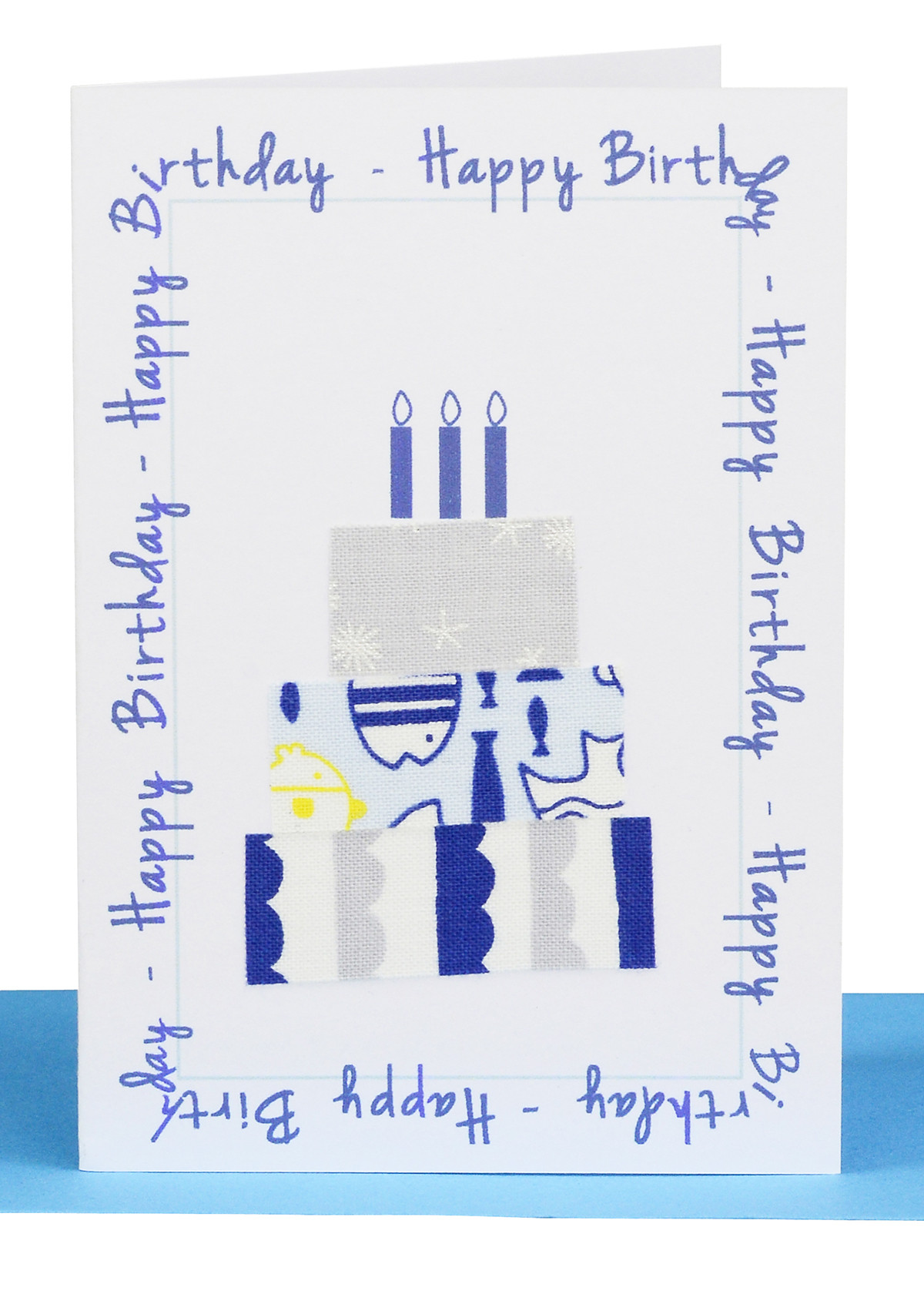 Best ideas about Birthday Gift Card
. Save or Pin Happy Birthday Gift Card Blue Cake Now.