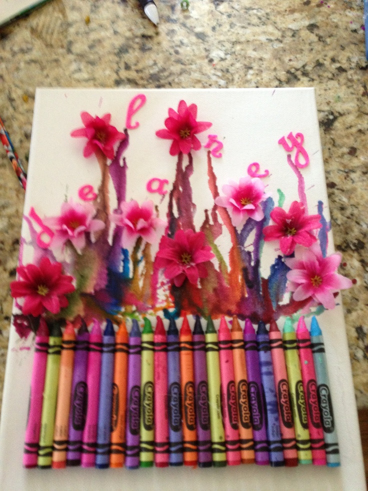 Best ideas about Birthday Gift Craft Ideas
. Save or Pin Melted Crayon Craft really cute girl s birthday t Now.