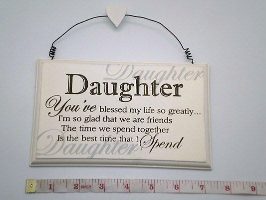 Best ideas about Birthday Gift Ideas Daughter
. Save or Pin Blessed Daughter Wall Plaque Birthday Gift Ideas for Her Now.