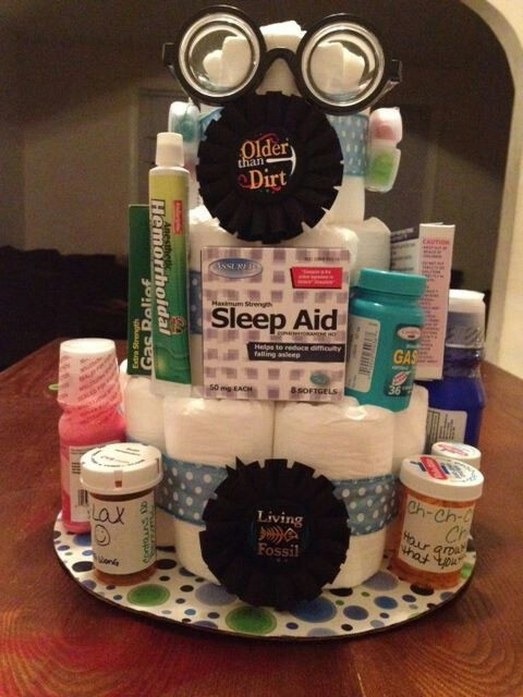 Best ideas about Birthday Gift Ideas For 60 Year Old Woman
. Save or Pin Over the hill diaper cake Get Caked Up Now.