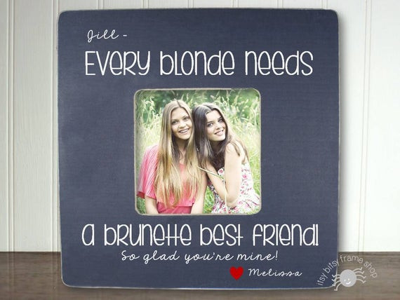 Best ideas about Birthday Gift Ideas For Best Friend Female
. Save or Pin Best Friend Gift Blonde and Brunette Best Friend BFF Gift Best Now.