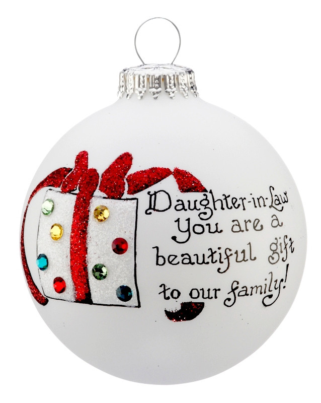 Best ideas about Birthday Gift Ideas For Daughter In Law
. Save or Pin Beautiful Gift Daughter in Law Personalized Ornament Now.