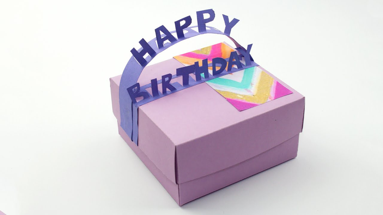 Best ideas about Birthday Gifts
. Save or Pin DIY Happy Birthday Gift Box Now.