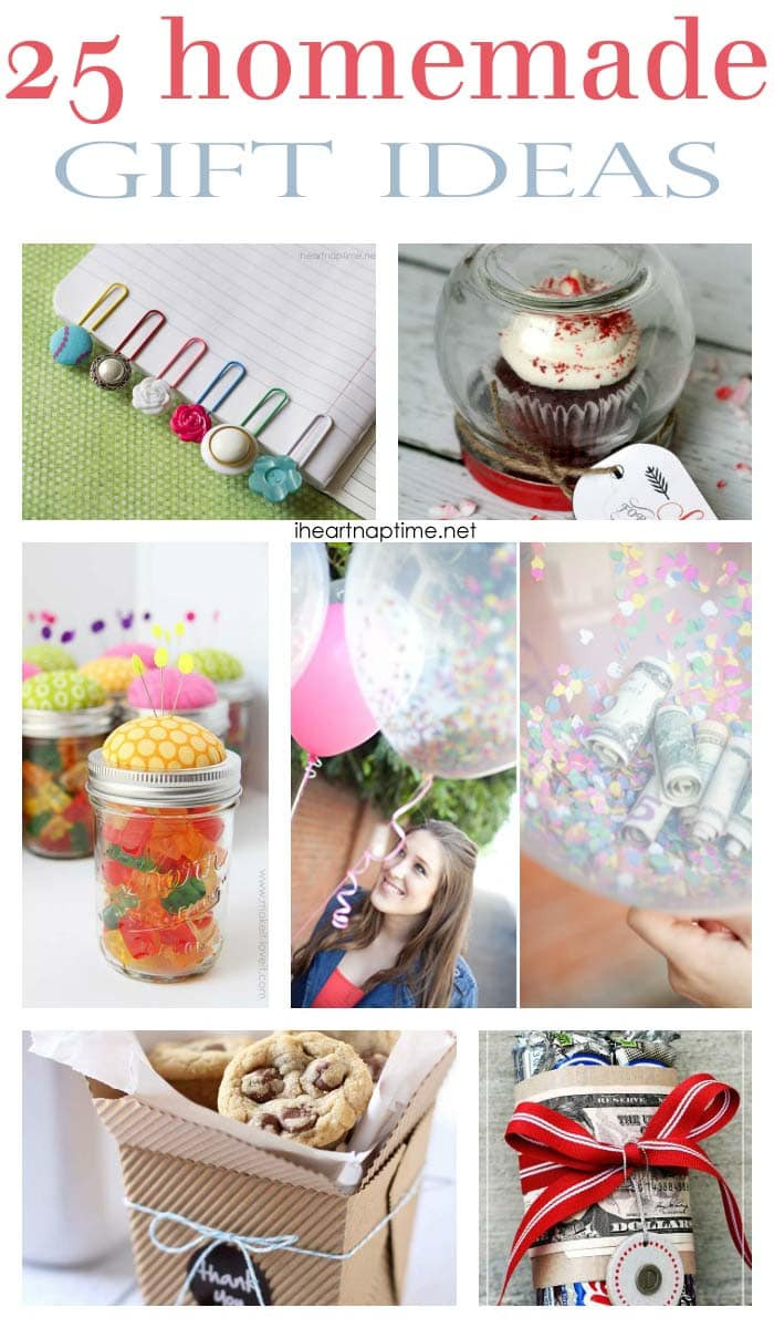 Best ideas about Birthday Gifts DIY
. Save or Pin 25 fabulous homemade ts I Heart Nap Time Now.
