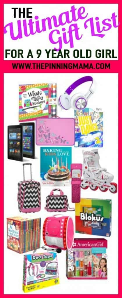 Best ideas about Birthday Gifts For 9 Yr Old Boy. Save or Pin The Ultimate Gift List for a 9 Year Old Girl Now.