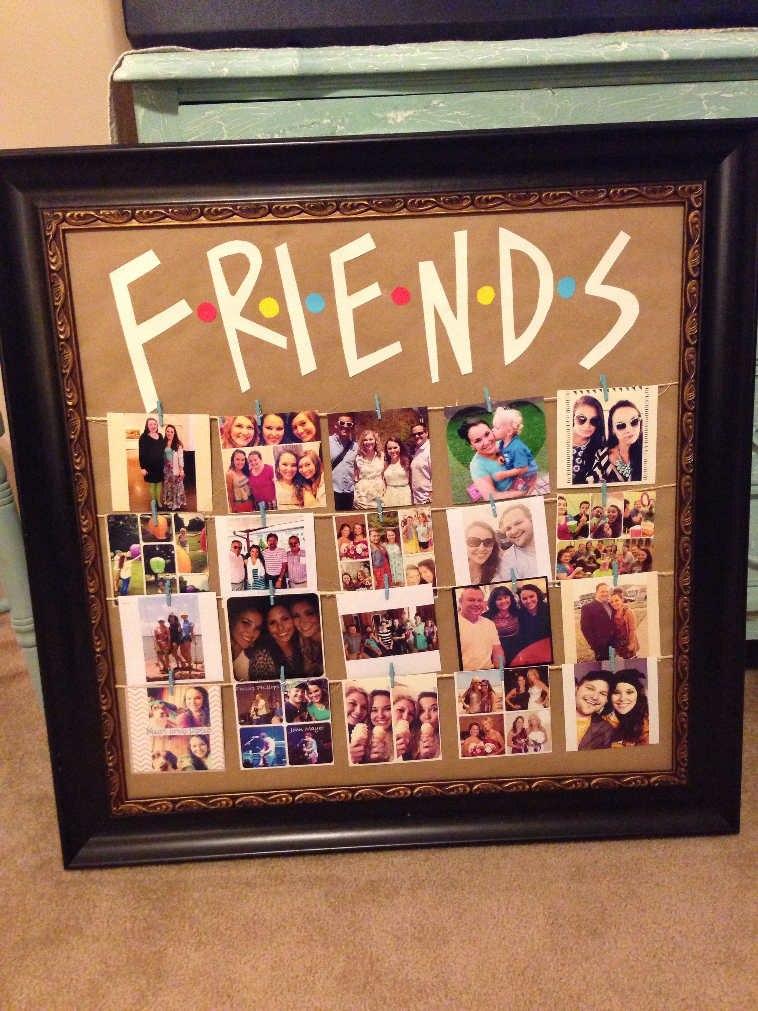 Best ideas about Birthday Gifts For Bff
. Save or Pin Friends tv show picture frame diy party ideas Now.