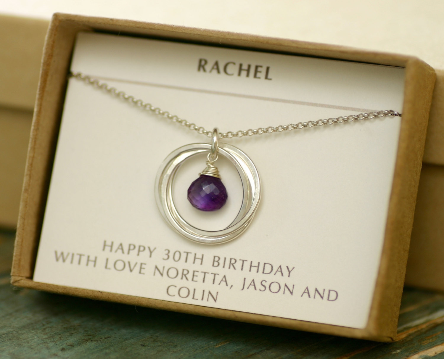 Best ideas about Birthday Gifts For Daughter
. Save or Pin 30th birthday t for her amethyst necklace for daughter 3 Now.