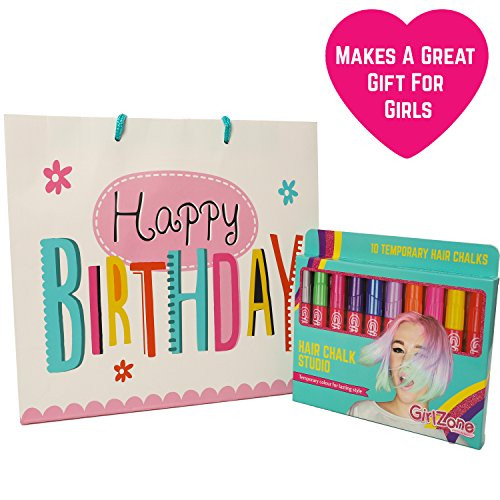 Best ideas about Birthday Gifts For Girls Age 10
. Save or Pin GirlZone Hair Chalk Birthday Gifts For Girls 10 Colorful Now.