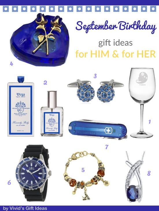 Best ideas about Birthday Gifts For Him 2015
. Save or Pin Best Gift Ideas for September Birthday Vivid s Gift Ideas Now.