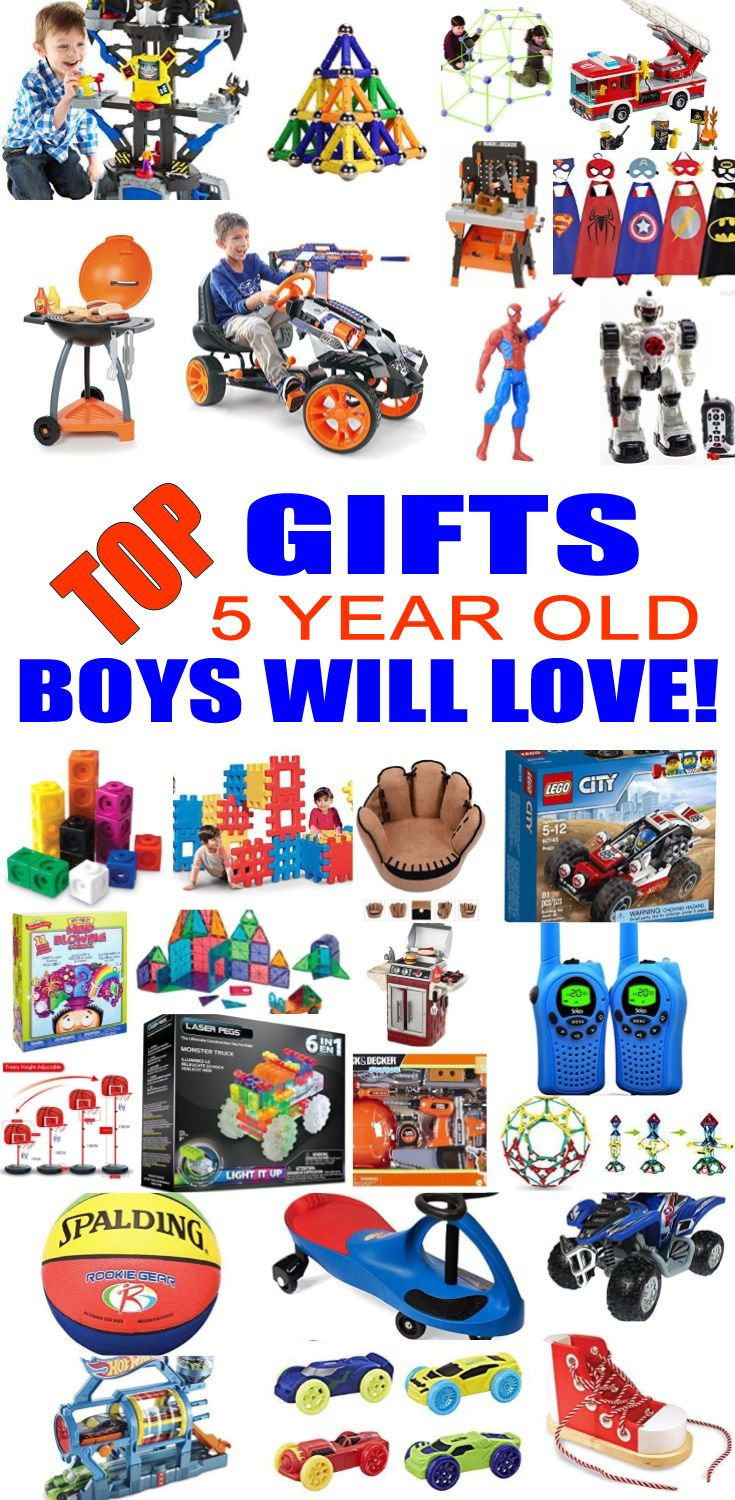 Best ideas about Birthday Gifts For Kid Boy
. Save or Pin Top Gifts 5 Year Old Boys Want Now.