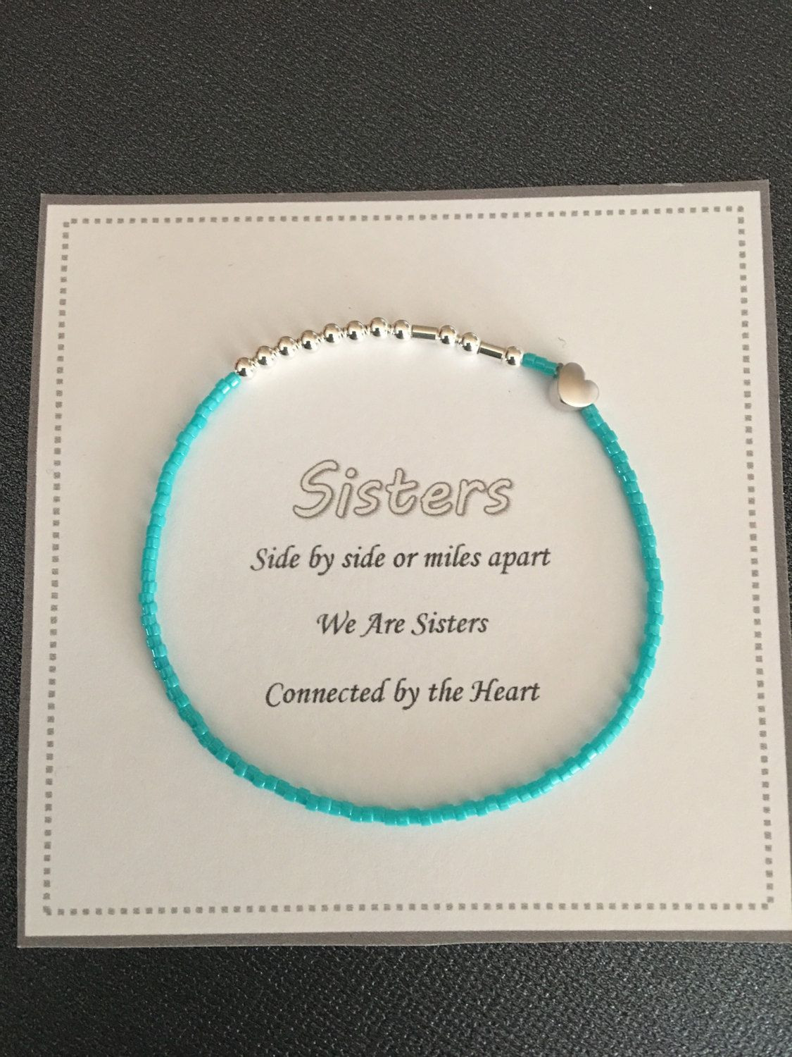 Best ideas about Birthday Gifts For Sisters
. Save or Pin Sister bracelet Morse code Beaded bracelet Bracelet for Now.