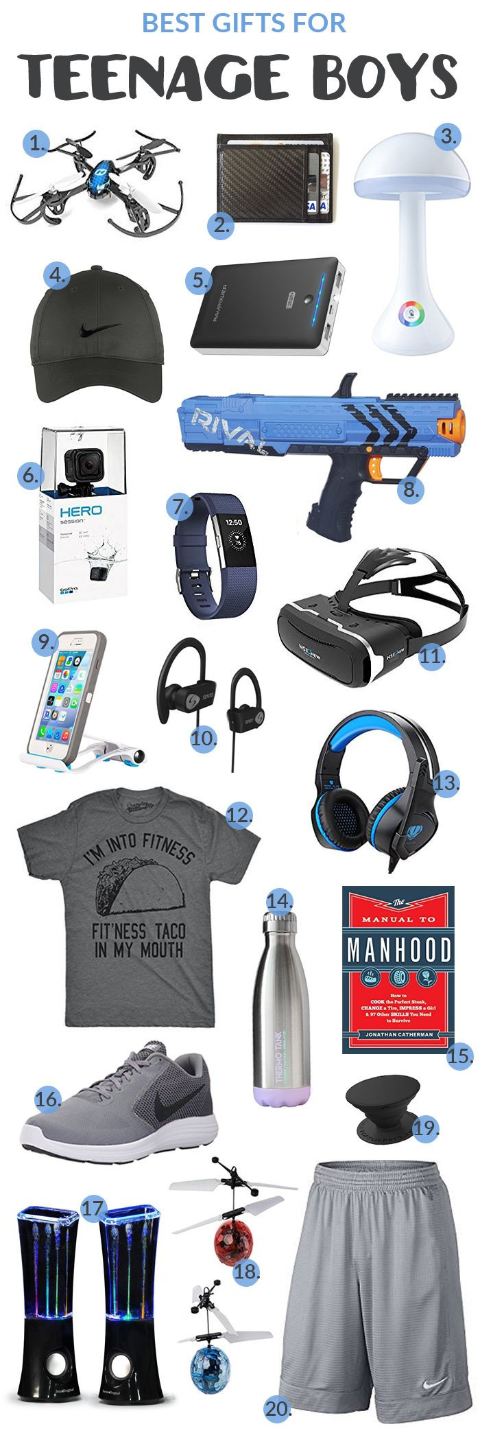 Best ideas about Birthday Gifts For Teen Boys
. Save or Pin Best Gifts for Teenage Boys Now.