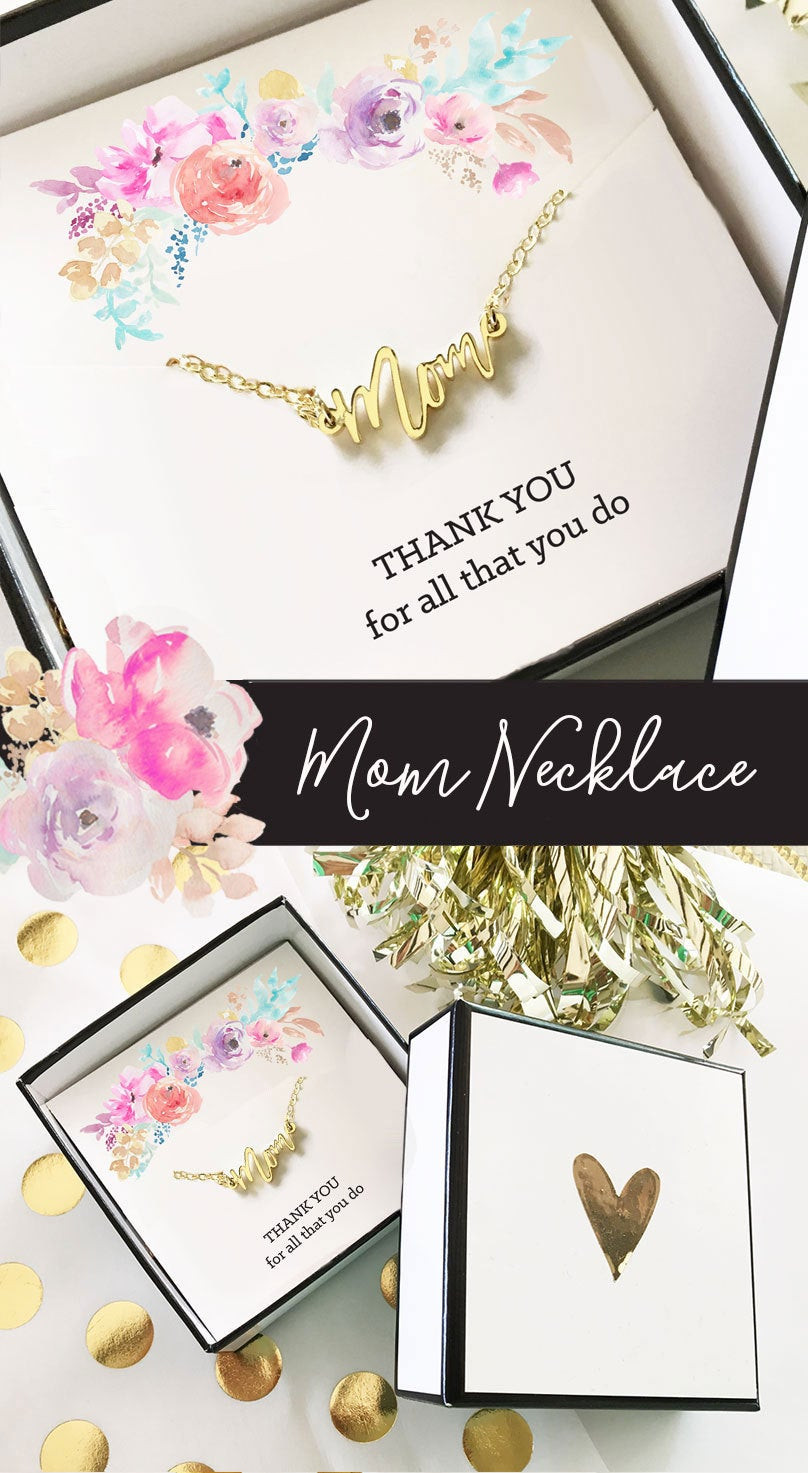 Best ideas about Birthday Gifts For Your Mom
. Save or Pin Mom Necklace Gifts for Mom Birthday Gift For Mom Christmas Now.