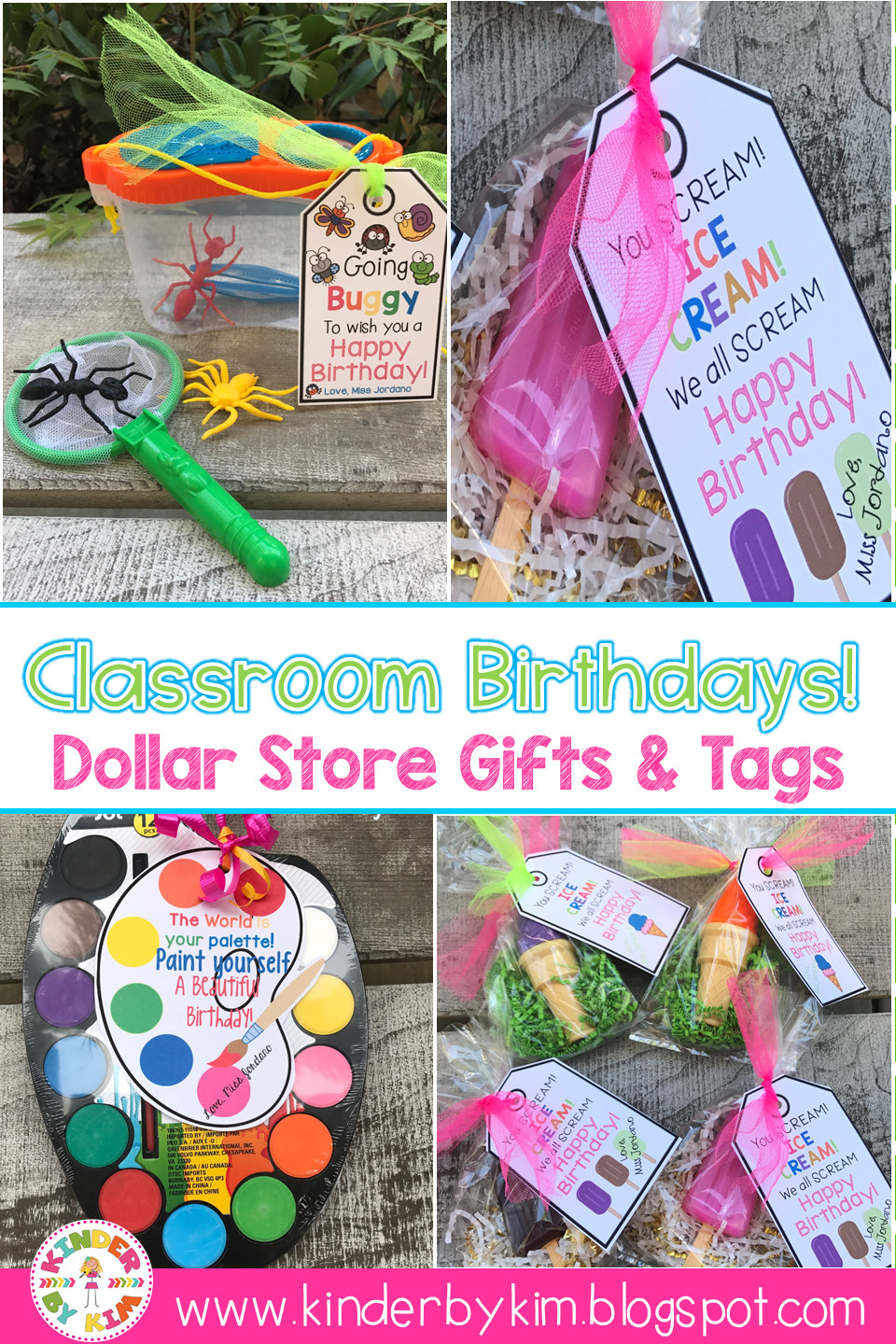 Best ideas about Birthday Gifts From Stores
. Save or Pin KinderbyKim s Classroom Birthday Dollar Store Now.