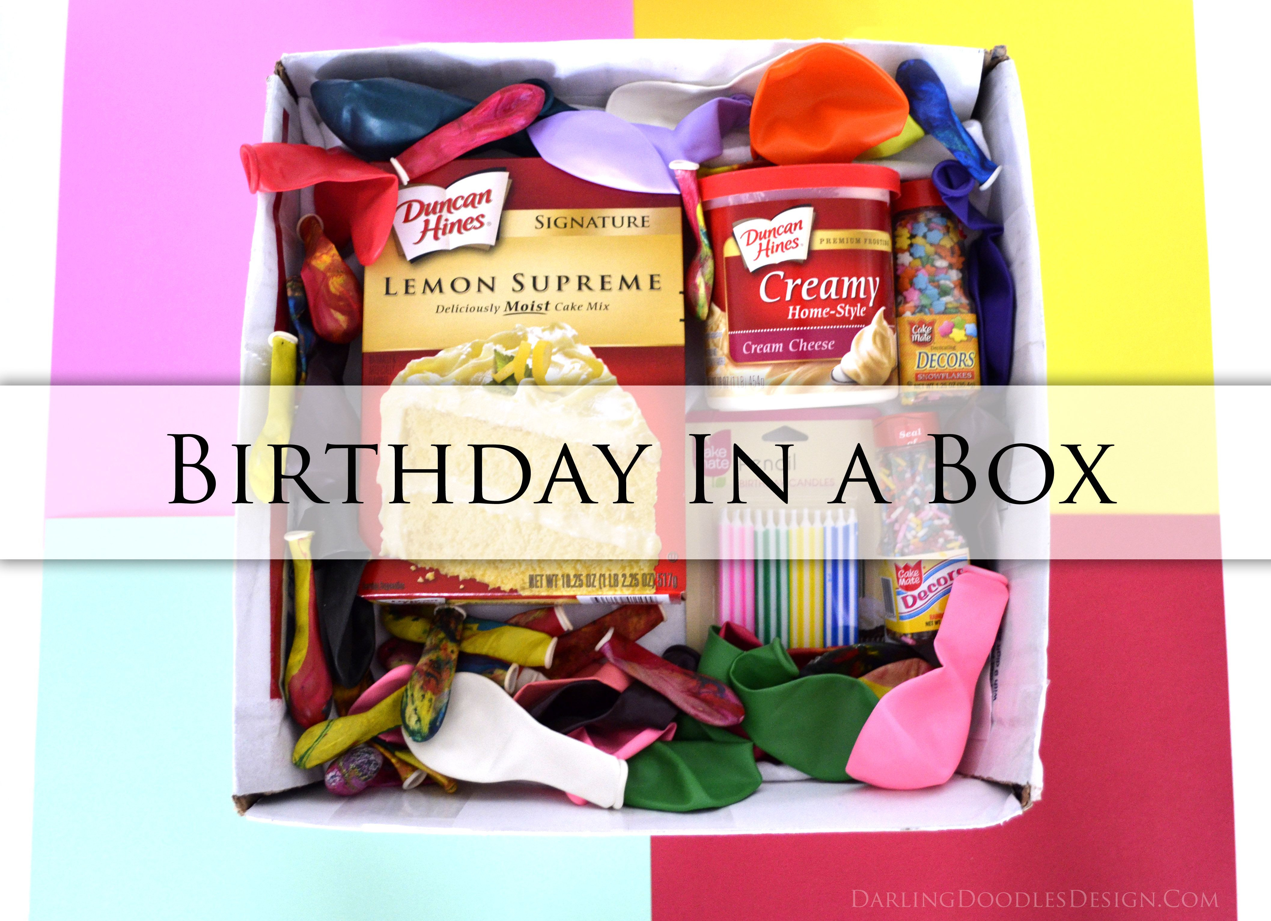 Best ideas about Birthday Gifts To Send
. Save or Pin Sending a Birthday in a Box Crafty fun to do Now.