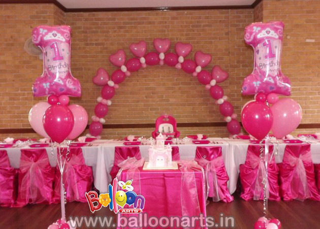 Best ideas about Birthday Girl Decorations
. Save or Pin 1st Birthday Girl Balloon Decoration Girl birthday Now.