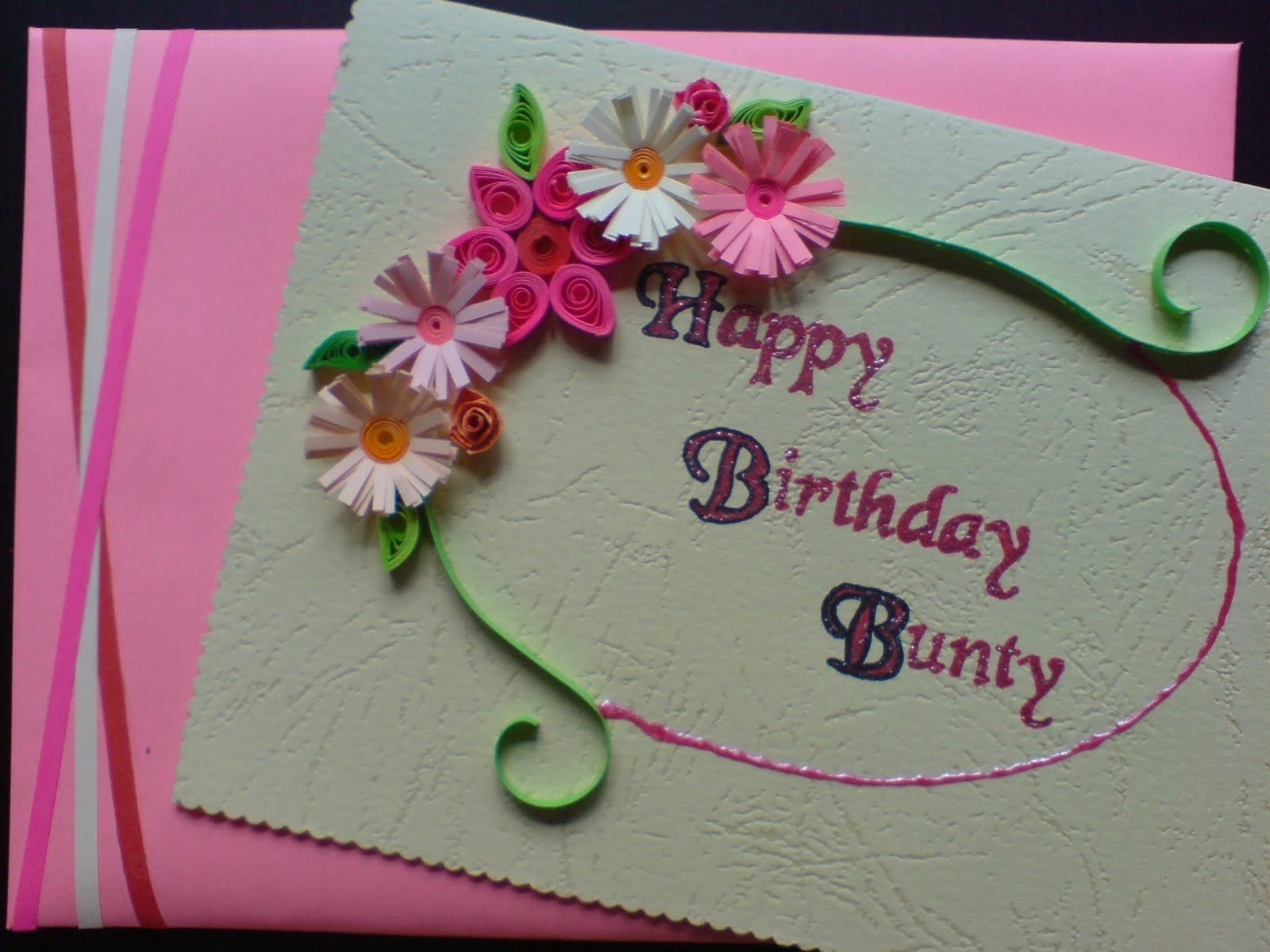 Best ideas about Birthday Greeting Card
. Save or Pin Chami Crafts Handmade Greeting Cards Happy Birthday Now.