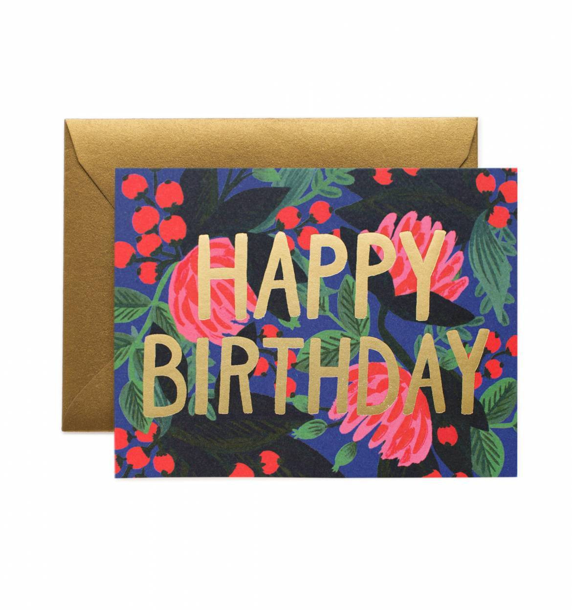 Best ideas about Birthday Greeting Card
. Save or Pin Floral Foil Birthday Greeting Card by RIFLE PAPER Co Now.