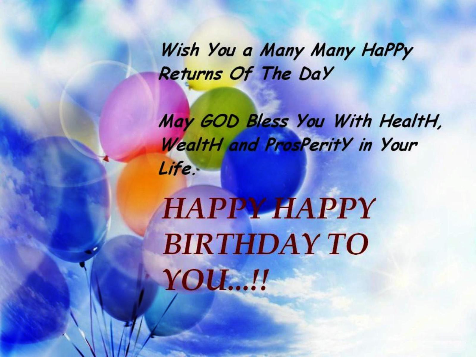 Best ideas about Birthday Greetings Quotes
. Save or Pin Happy Birthday Wishes and Birthday Now.