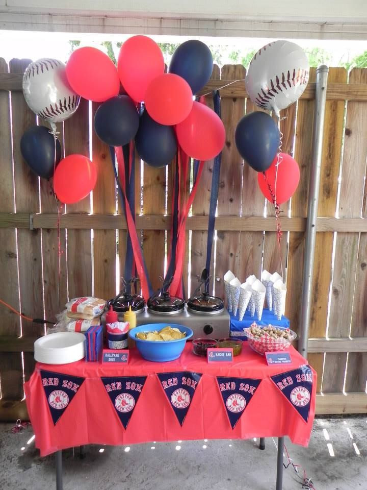 Best ideas about Birthday Ideas Boston
. Save or Pin Boston Red Sox Party Ideas Food Table Now.