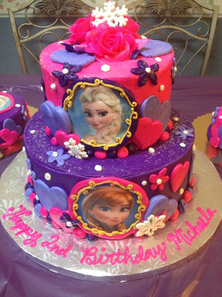 Best ideas about Birthday Ideas For 2 Year Old Daughter
. Save or Pin Little girl s Pink and Purple Frozen Anna and Elsa two Now.