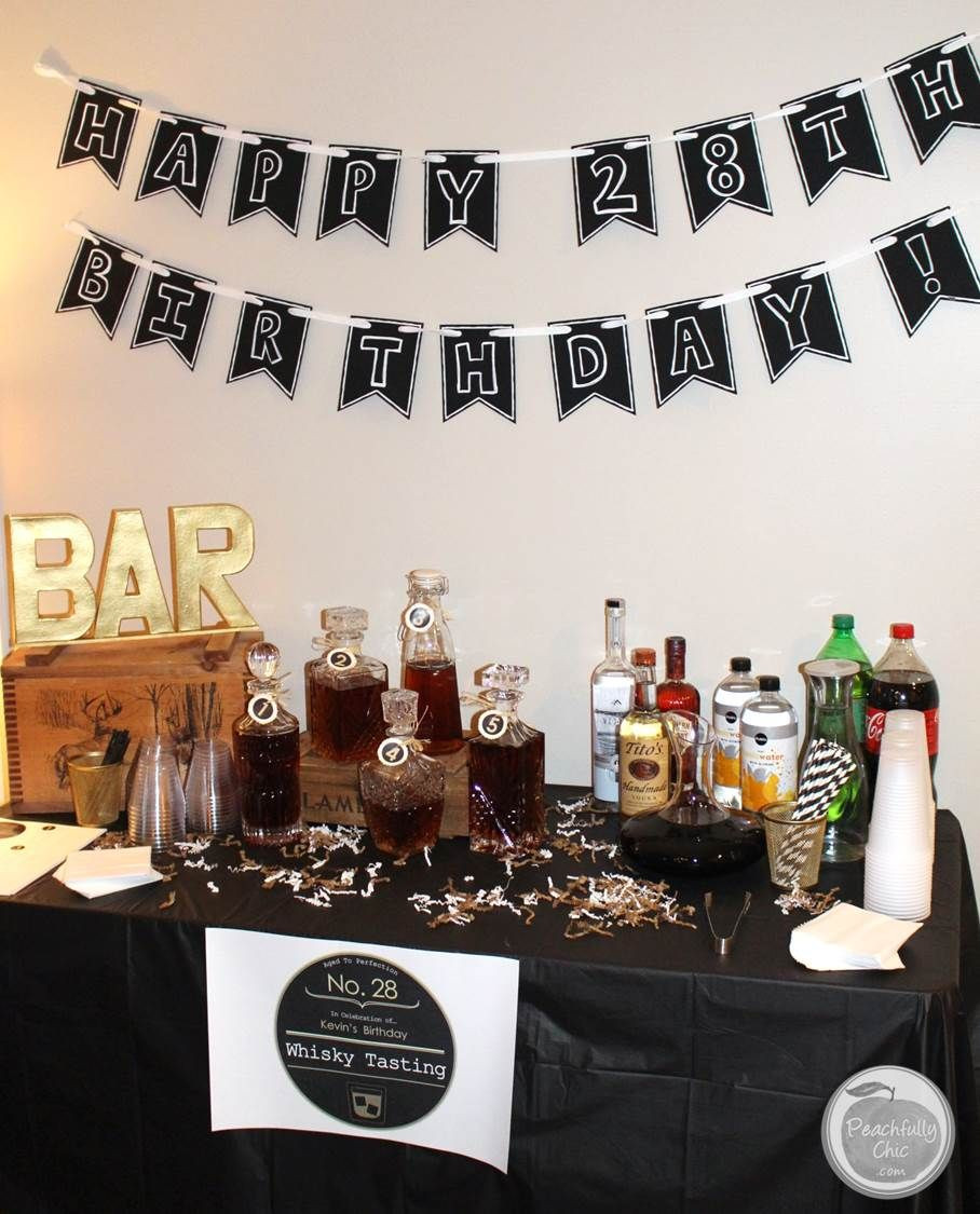 Best ideas about Birthday Ideas For Men
. Save or Pin Planning A Guy s Birthday Party Whiskey Tasting manly Now.