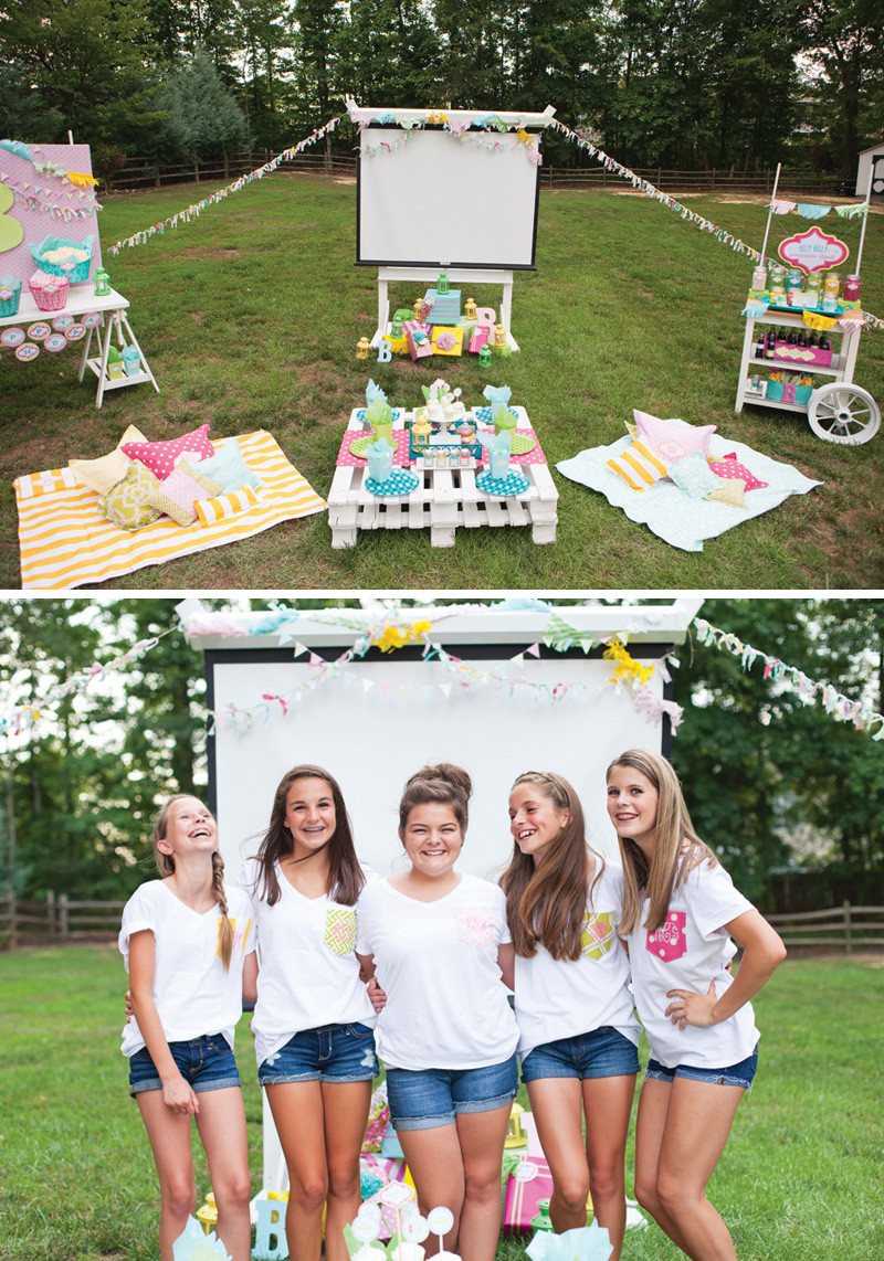 Best ideas about Birthday Ideas For Teens
. Save or Pin Trendy Outdoor Movie Night Teen Birthday Party Hostess Now.
