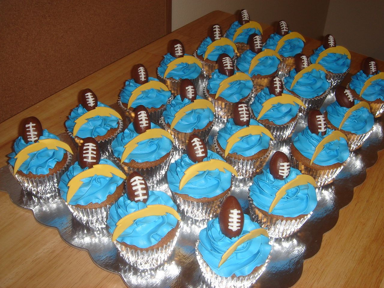 Best ideas about Birthday Ideas San Diego
. Save or Pin San Diego Chargers cupcakes I made these Chargers Now.