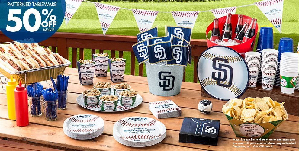 Best ideas about Birthday Ideas San Diego
. Save or Pin MLB San Diego Padres Party Supplies Party City Now.