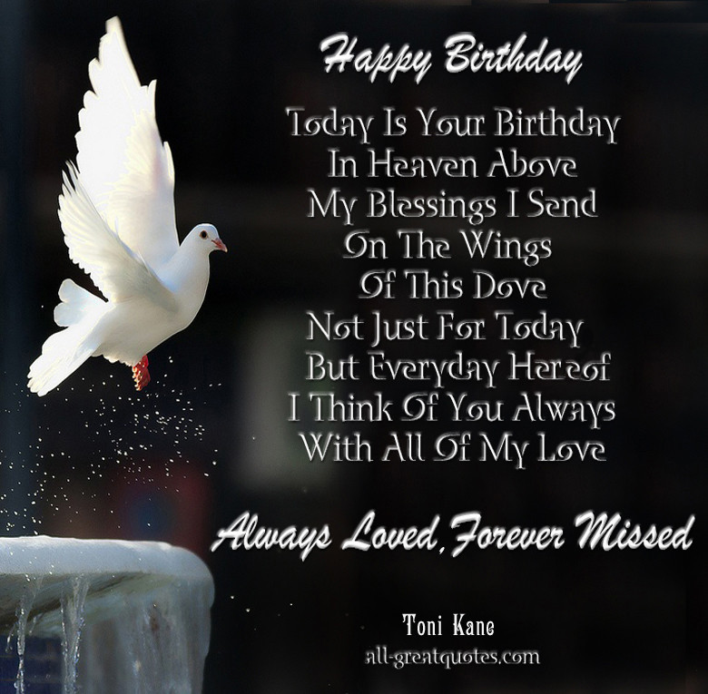 Best ideas about Birthday In Heaven Quotes
. Save or Pin Happy Birthday Quotes for People in Heaven Now.