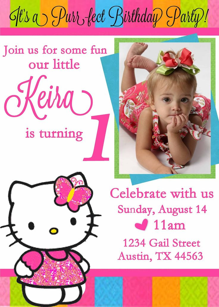 Best ideas about Birthday Invitation Card Maker
. Save or Pin Best 25 Hello Kitty Invitations ideas on Pinterest Now.