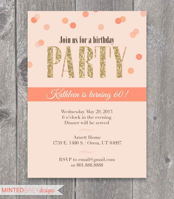 Best ideas about Birthday Invitations For Adults
. Save or Pin Adult Birthday Invitations 35 Pretty Examples Jayce o Yesta Now.